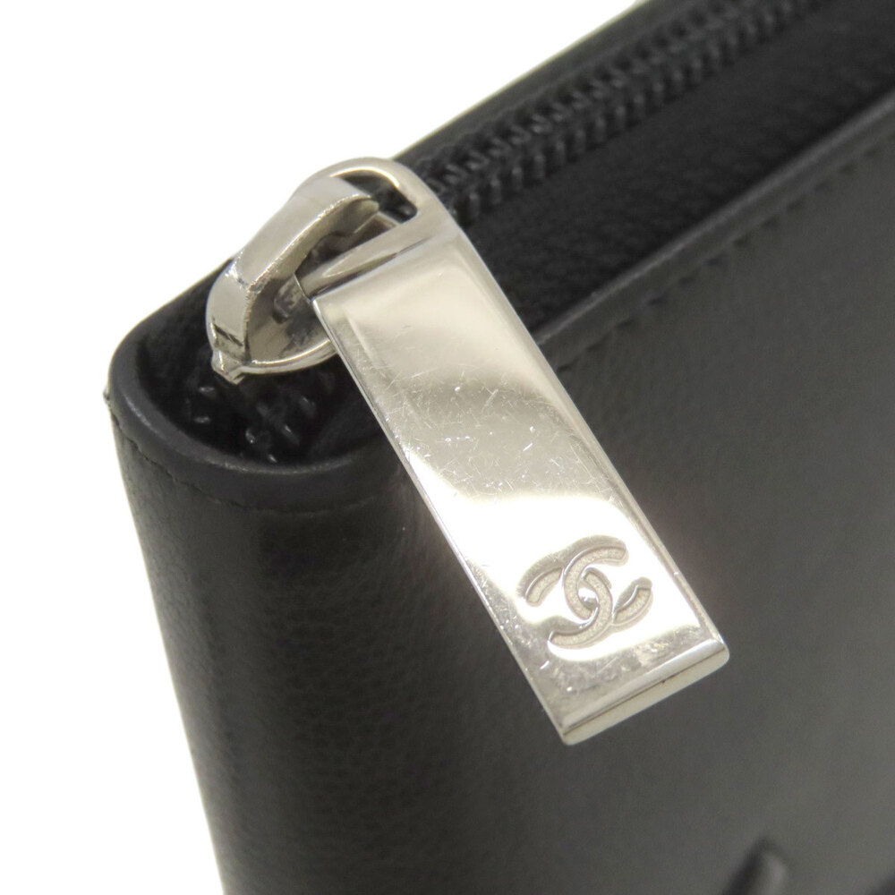CHANEL Black Logo Wallet - Picture 10 of 16